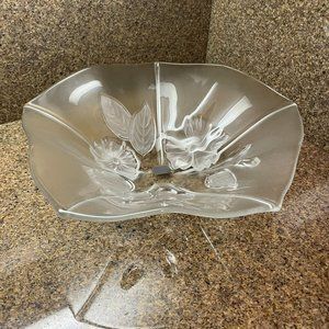 Mikasa 13" crystal fruit bowl